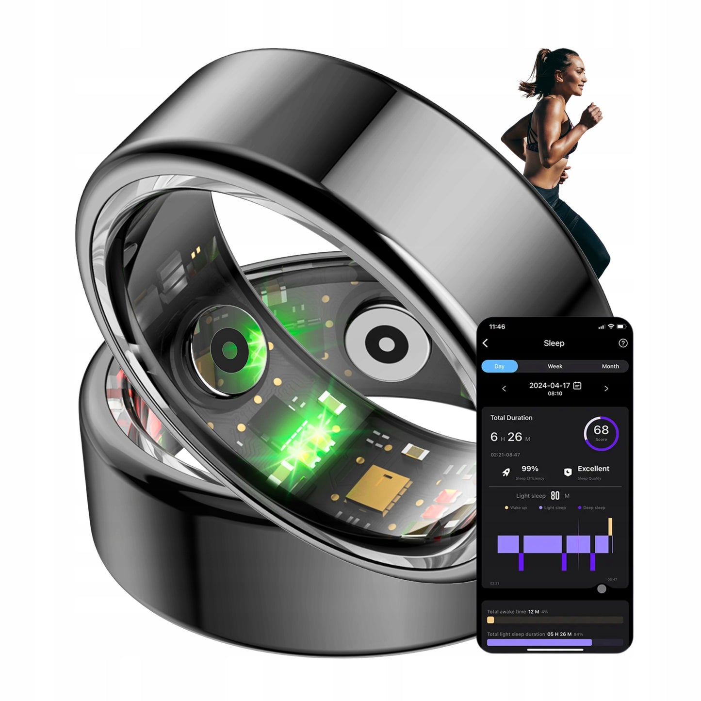Dark Smart Ring